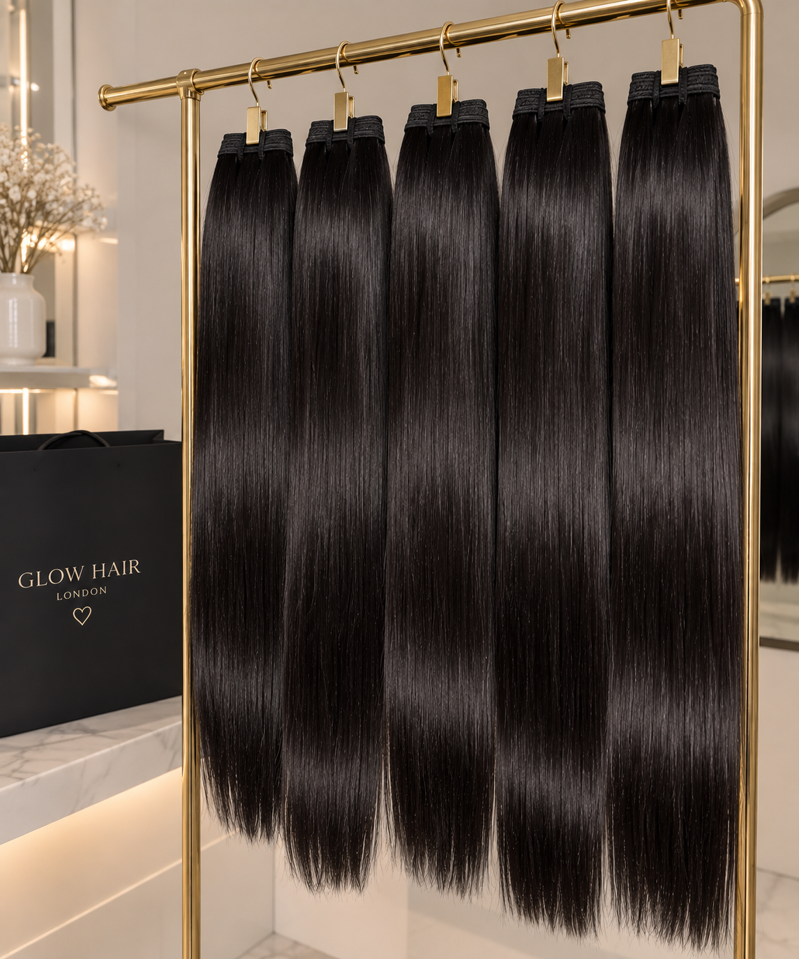 Extensions lisses vietnamiennes — Raw Hair double drawn