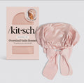 Bonnet en satin Kit-Sch rose