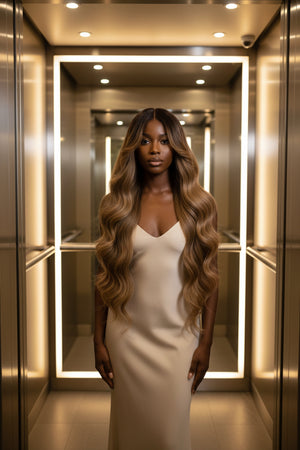 Margaux — Wig glueless contraste blond (325)
