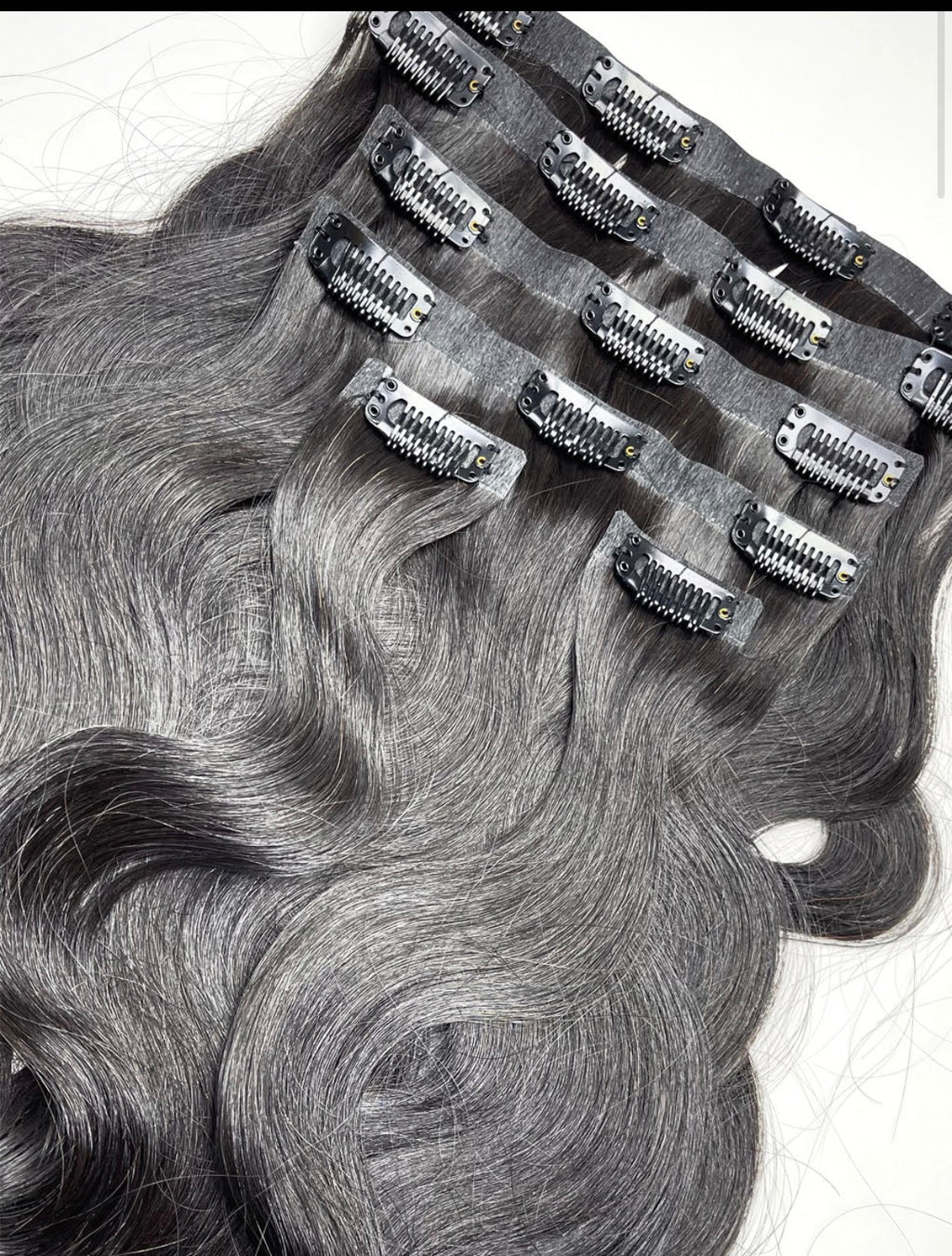 SEAMLESS CLIP INS Cheveux Birmans en Body Wave
