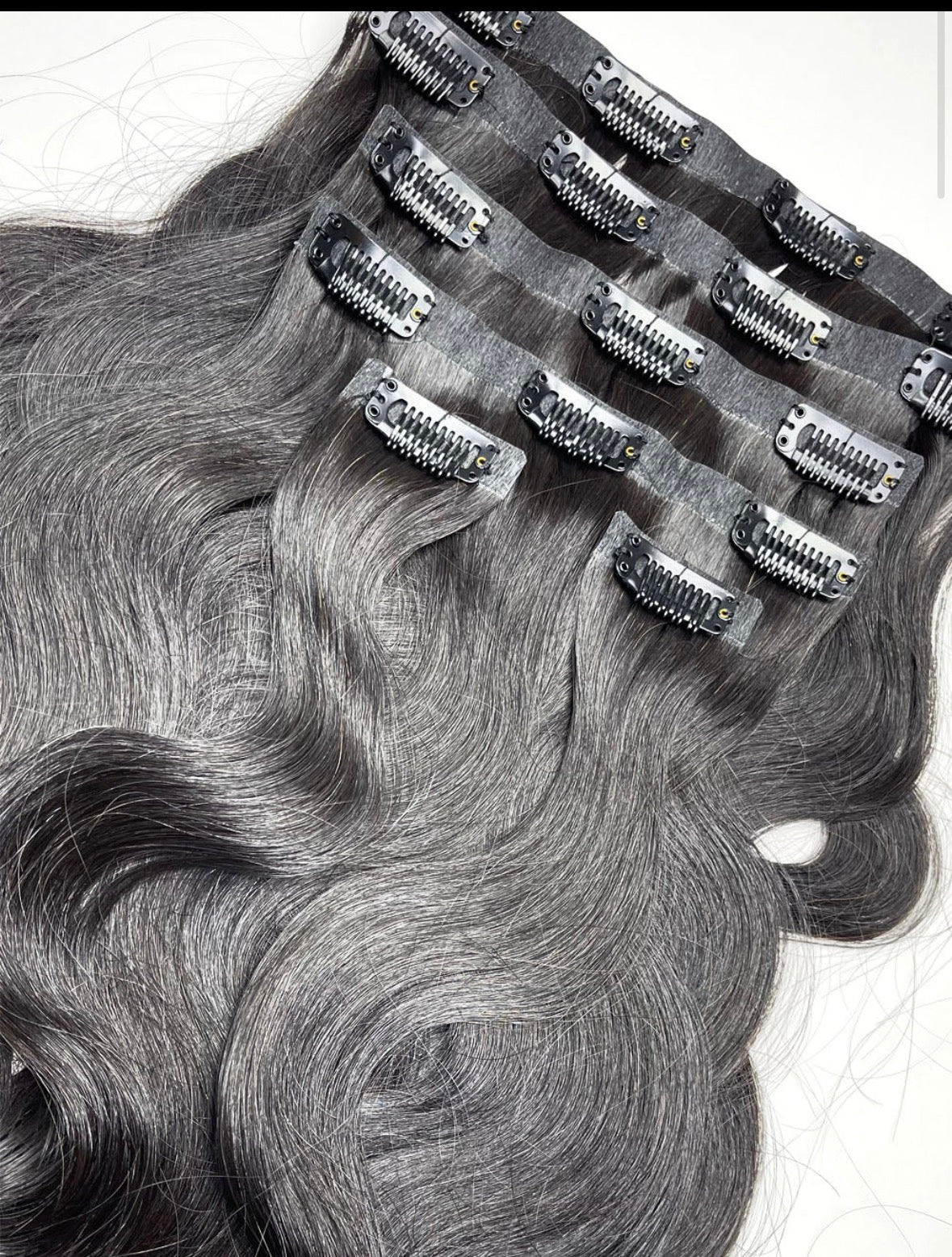 SEAMLESS CLIP INS Cheveux Birmans en Body Wave