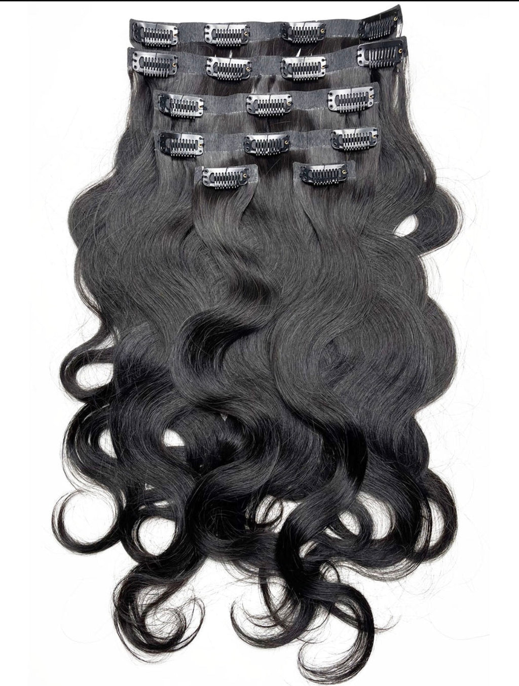 SEAMLESS CLIP INS Cheveux Birmans en Body Wave