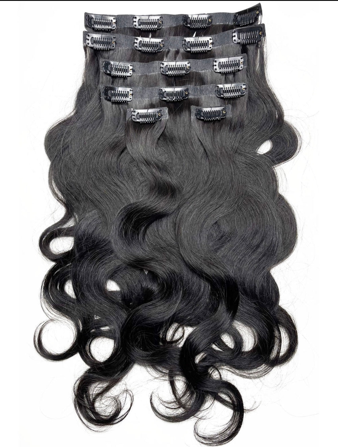 SEAMLESS CLIP INS Cheveux Birmans en Body Wave