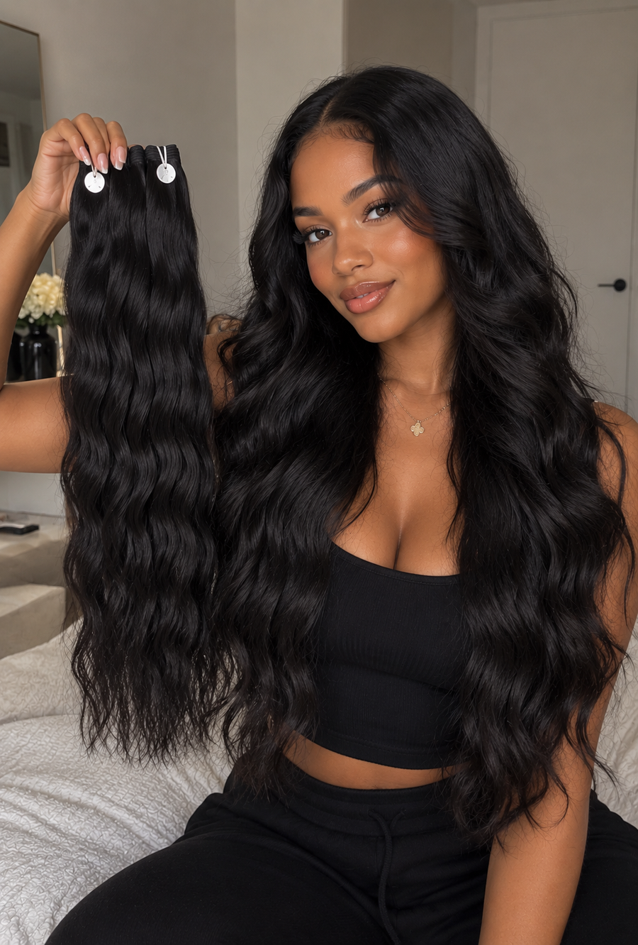 Bundle ondulé — Raw Hair indien