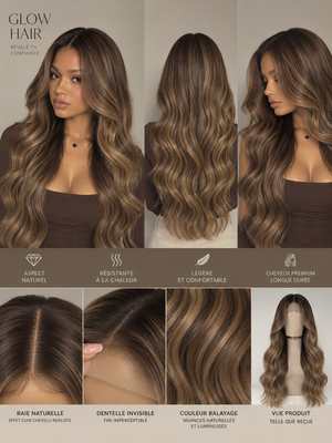 Juliette — Wig glueless brésilienne lace 13x6 (N160)