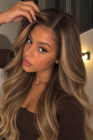 Margaux — Wig glueless contraste blond (325)