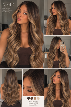 Adèle — Wig glueless brun chocolat (340)