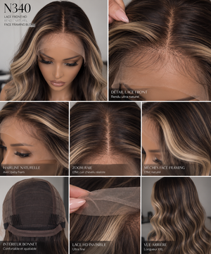 Louise — Wig glueless brésilienne lace 13x6 (N348)