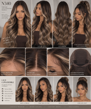 Louise — Wig glueless brésilienne lace 13x6 (N348)
